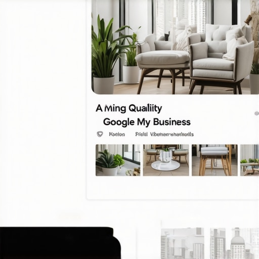 Google My Business profile with compelling photos and CTA