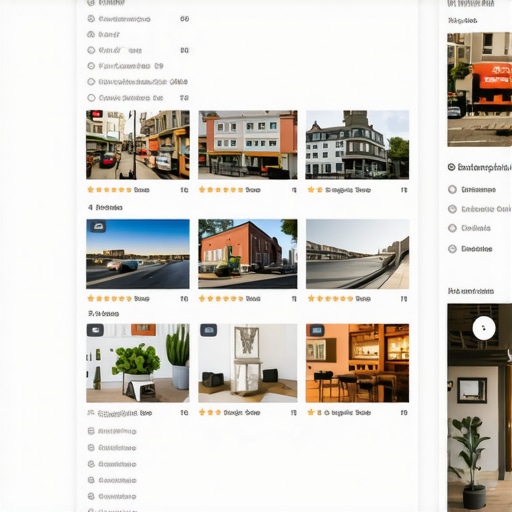 Business listing with reviews, photos, and star ratings enhancing CTR
