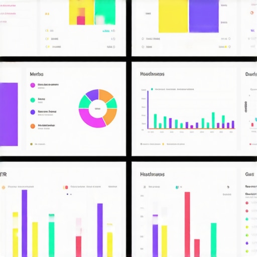 Screenshot of analytics dashboard displaying CTR, dwell time, and schema markup data for local SEO optimization