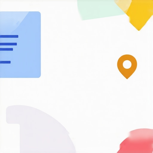 Illustration showing CTR elements like reviews, images, and Q&A for local maps