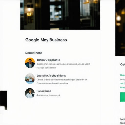 Optimized Google My Business listings with attractive titles and images for local SEO success