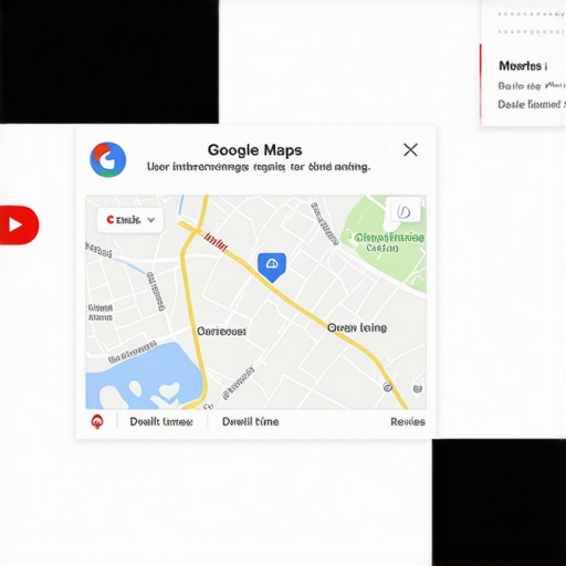 Infographic illustrating how user interaction signals affect Google Maps ranking factors.