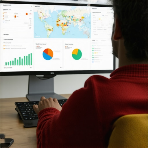 Analyzing CTR Data for Local SEO Digital marketer reviewing CTR analytics and maps data