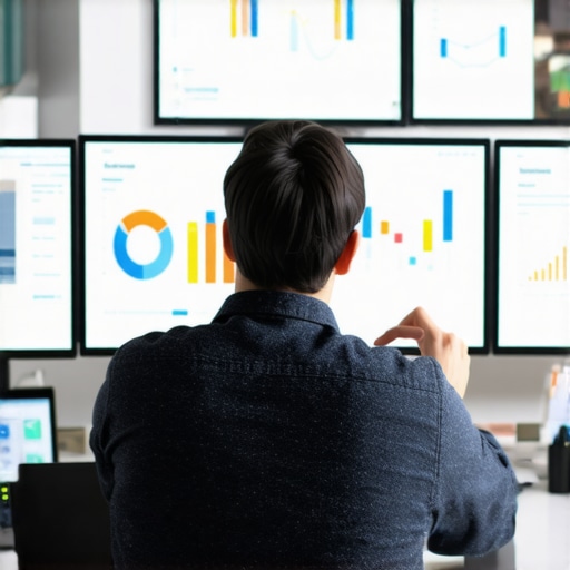 A person working on SEO analytics to improve local map rankings