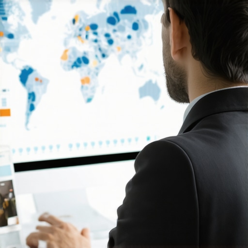 Person reviewing click analytics and adjusting strategies for better map rankings