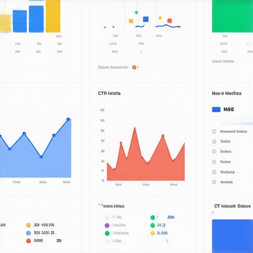 Screenshot showing CTR metrics in Google Search Console