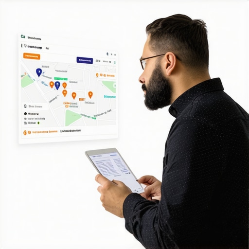 Optimizing Local Business Profile Business owner updating Google My Business profile
