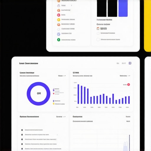 SEO Analytics Dashboard Screen showing local search and CTR performance metrics