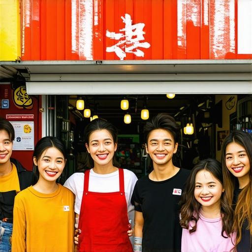 Colorful storefront with welcoming staff and clear signage