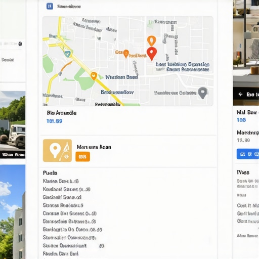 Sample Google Maps listing with local images and descriptions