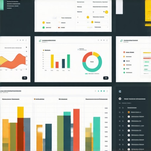 SEO analytics workspace showing CTR and ranking data Person analyzing SEO dashboard with CTR and ranking charts
