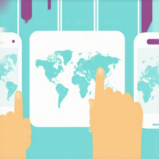 Multiple users accessing a local business map listing across various devices, representing genuine signals