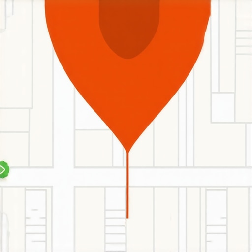 Diagram showing local search signals and map interactions