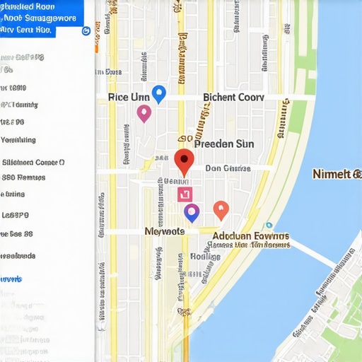 Local map listing optimization analytics