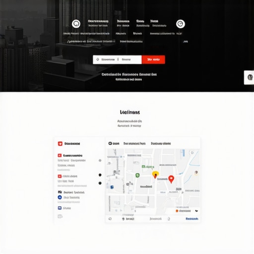 Google My Business profile showcasing clickable interface with local focus.