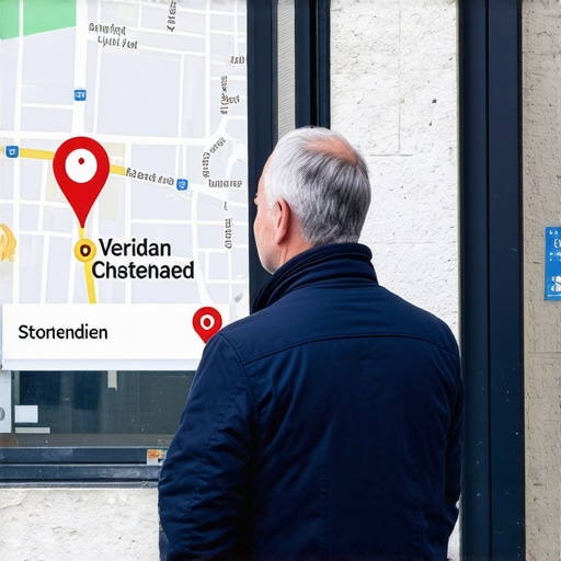 Business owner adjusting online profile and physical location to enhance proximity signals